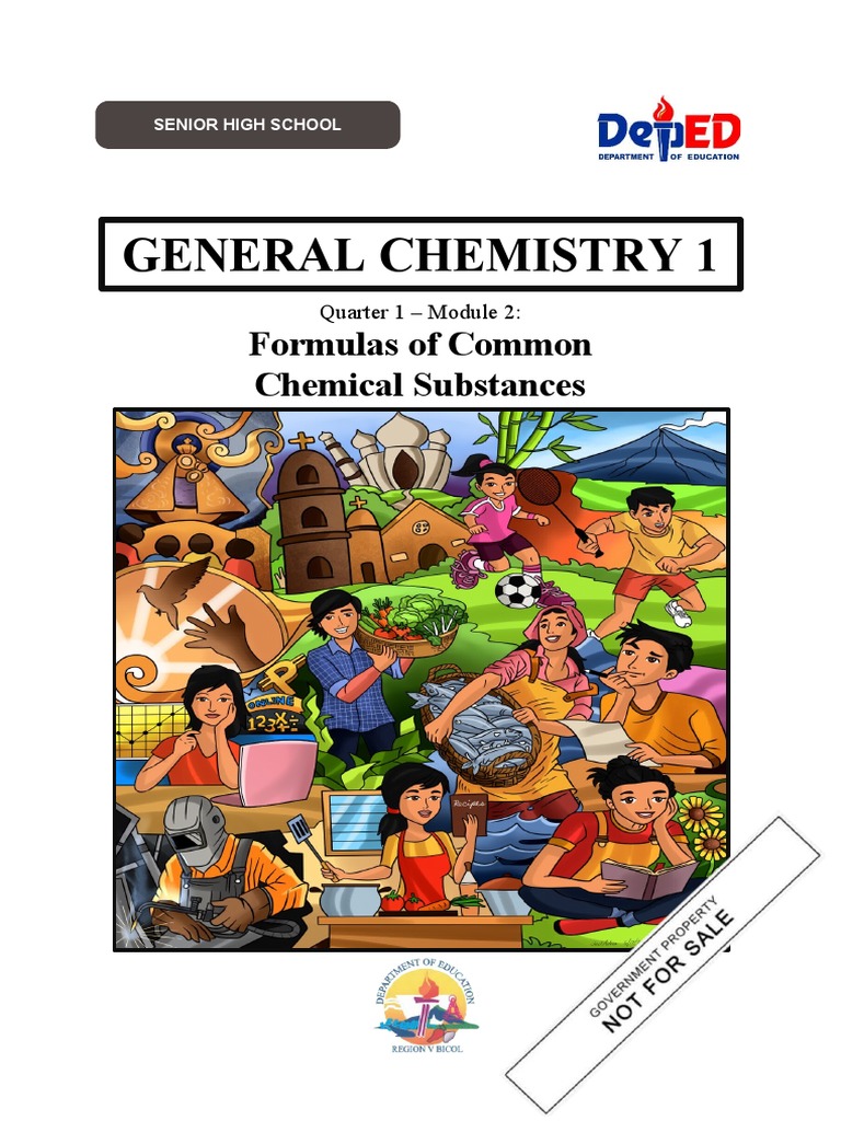 Chemistry Q1 Module 2 Formulas of Common Chemical Substances | PDF ...