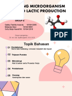 Screening Microorganism and Acid Lactic Production