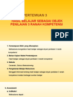 Pertemuan 3 Hasil Belajar Tiga Ranah