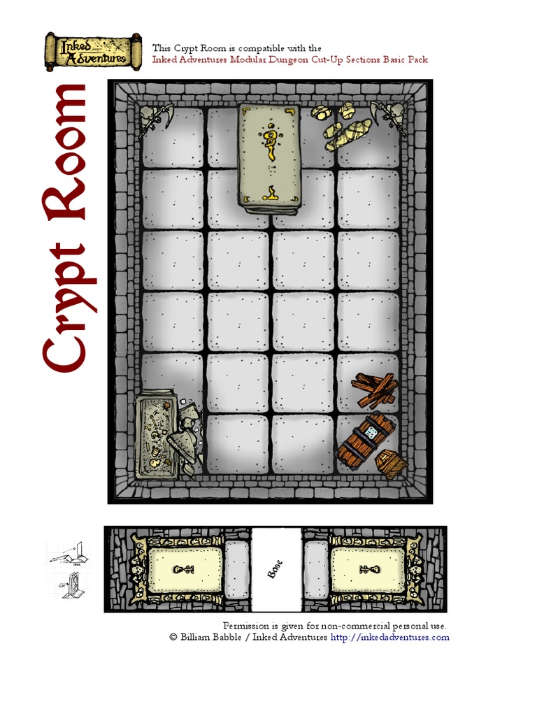 Free Crypt Room for Inked Adventures | PDF