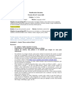 Planificacion Educativa Semana Del 08 Al 17 Junio 2020