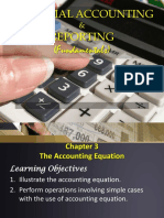 Chapter 3 The Accounting Equation