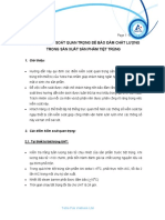 TP-Critical Control Points - Aseptic Production