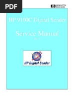 HP Digital Sender 9100C Service Manual