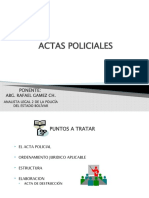 ACTA POLICIAL
