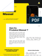 3.11 Indikator Keberhasilan Produksi Massal