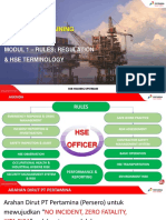 Modul 1 - Rules, HSSE Regulation & Terminology (SD)