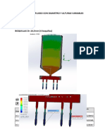 Analsis Del Fluido Con Diametro y Alturas Variables