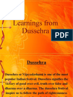 Learning From Dussehra