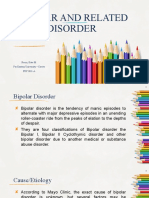 Bipolar and Related Disorder: Recio, Kate M. Far Eastern University - Cavite PSY1831-A