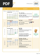 Academic Calendar Sample | Pdf | Academic Term | Educational Organizations