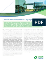 Lummus New Hope Plastics Pyrolysis Technology