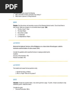 Compilation of Assessment Tools in Hum 3 (Readings in Philippine History)