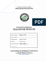 Formulir Pendaftaran Program Magister Hukum Akp Alyadi