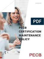 Pecb Certification Maintenance Policy