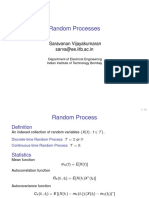 Random Processes: Saravanan Vijayakumaran Sarva@ee - Iitb.ac - in