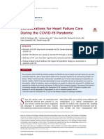 Considerations For Heart Failure Care During The COVID-19 Pandemic