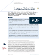 Prognostic Impact of Prior Heart Failure in Patients Hospitalized With COVID-19