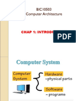 BIC10503 Computer Architecture: Chap 1: Introduction