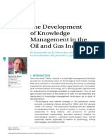 The Development of Knowledge Management in The Oil and Gas Industry