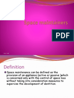 Space Maintainer Guidelines