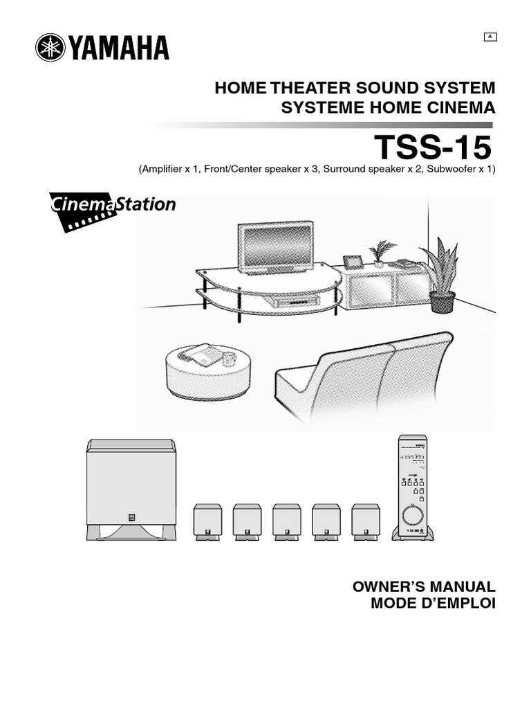 Yamaha Tss 15 Owner S Manual | PDF | Loudspeaker | Ac Power Plugs