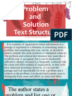 Problem and Solution Text Structure