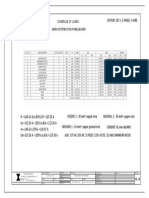 SHEET 5 - SCHEDULE OF LOADS-Model