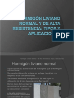 Hormigon Liviano Normal y de Alta Resistencia