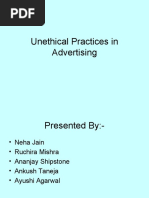 Download Unethical Practices in Advertising by Ayushi Aggarwal SN53264724 doc pdf
