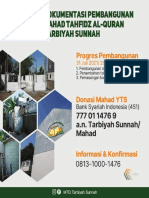 Progres Pembanunan Mahad 31 Juli 2021