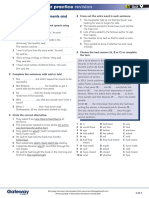 B1 UNIT 9 Extra Grammar Practice Revision