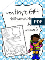 5 - Destiny's Gift (Skill Practice Sheet)