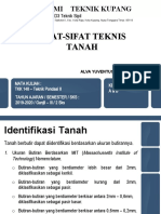 Pertemuan Ke 2 - Sifat-Sifat Teknis Tanah