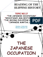 Japanese Occupation of the Philippines During WWII