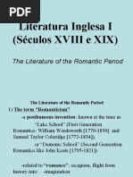 Literatura Inglesa I (Séculos XVIII e XIX) : The Literature of The Romantic Period