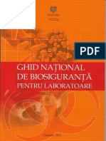 13.10.21. Ghid National de Biosiguranță Pentru Laboratoare 2011