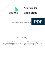 Android OS Case Study: Operating Systems