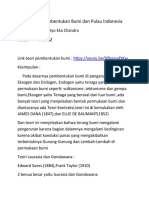 Sejarah Pembentukan Bumi Dan Pulau Indonesia