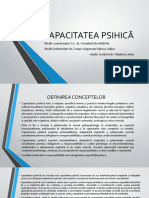 Capacitatea Psihică