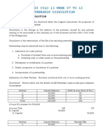 M02 CILO13 WK07to12 Partnership Dissolution