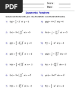 Algebra1 Exponential Functions