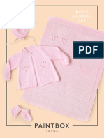 Rosy Garden Set in Paintbox Yarns Downloadable PDF - 2