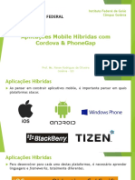 Aplicações Mobile Híbridas Com Cordova PhoneGap