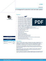 Power Management For Automotive Vision and Radar Systems: Features