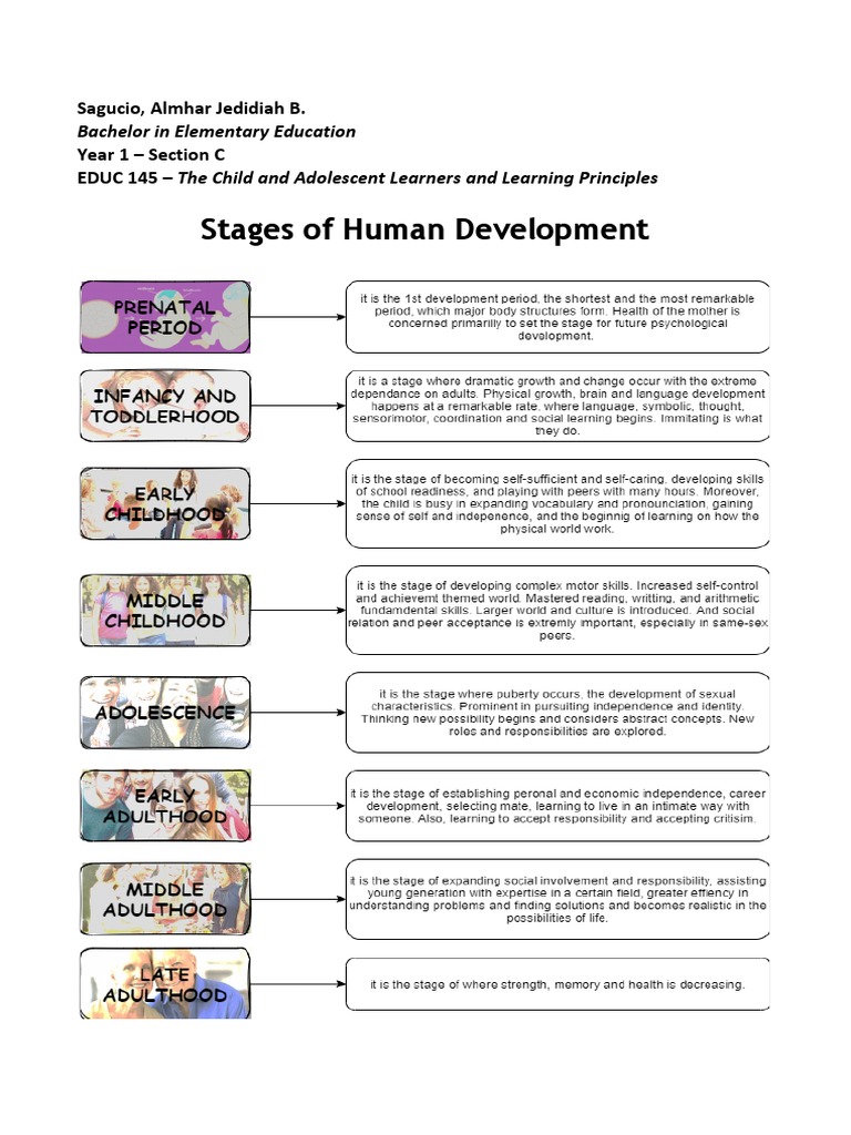 Stages of Human Development Guide | PDF