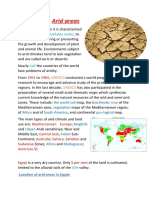 Arid Areas: Lack of Available Water