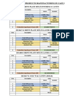 Zh-8617#2 Drive Plate Multi-Pouring 8-Cavity: Capacity Calculations of Products Manufacturing in Cast Iron Foundry