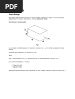 Strain Energy: Formulas and Derivations | PDF | Deformation ...
