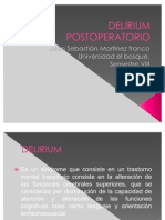 DELIRIUM POSTOPERATORIO